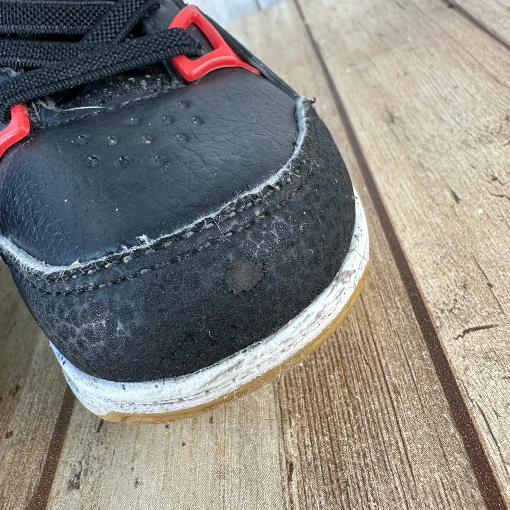 AND1 Boys‎ Toddler Size 7 Black Red High Top Sneakers Shoes